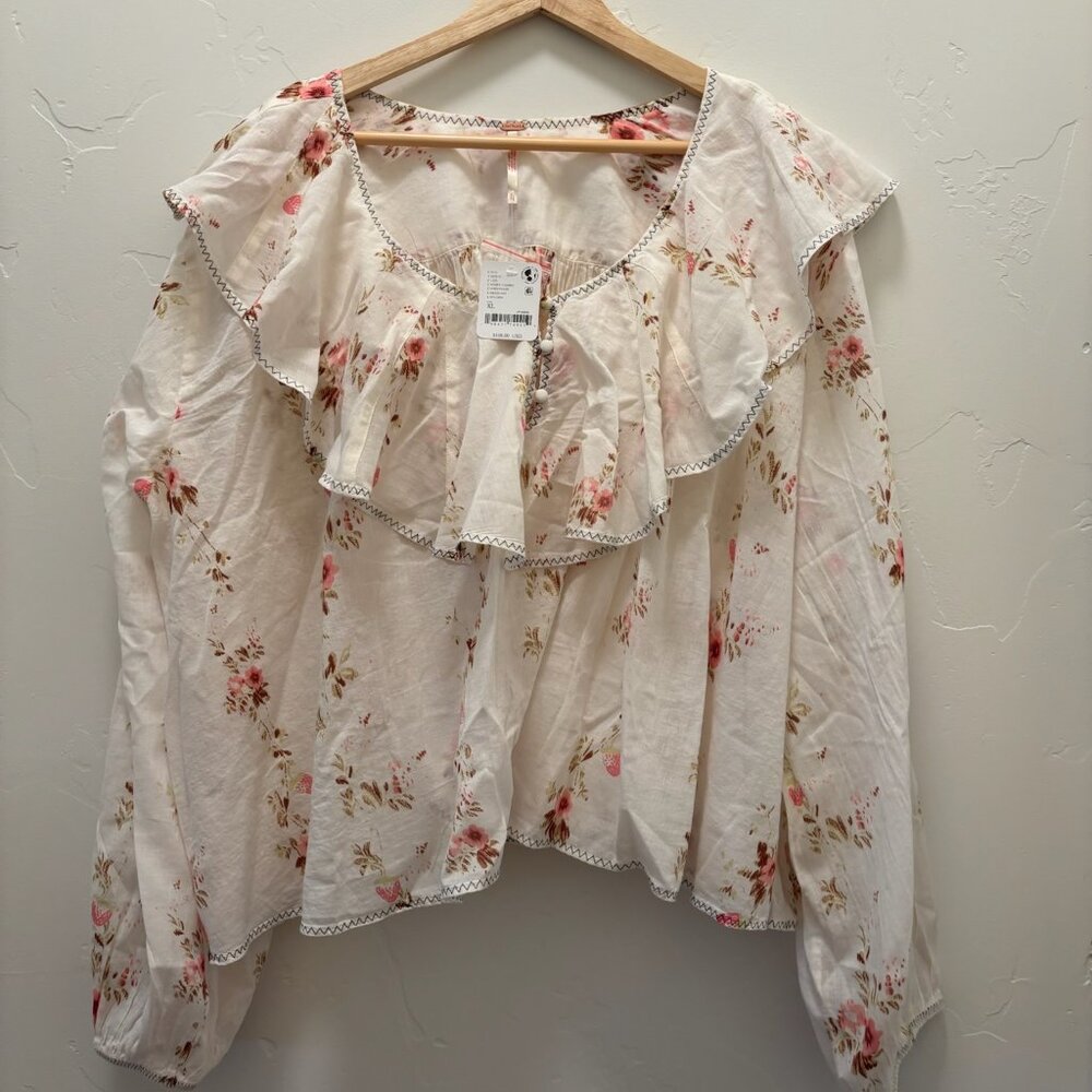 Free People Camilla Printed Blouse NWT* - Picture 5 of 7